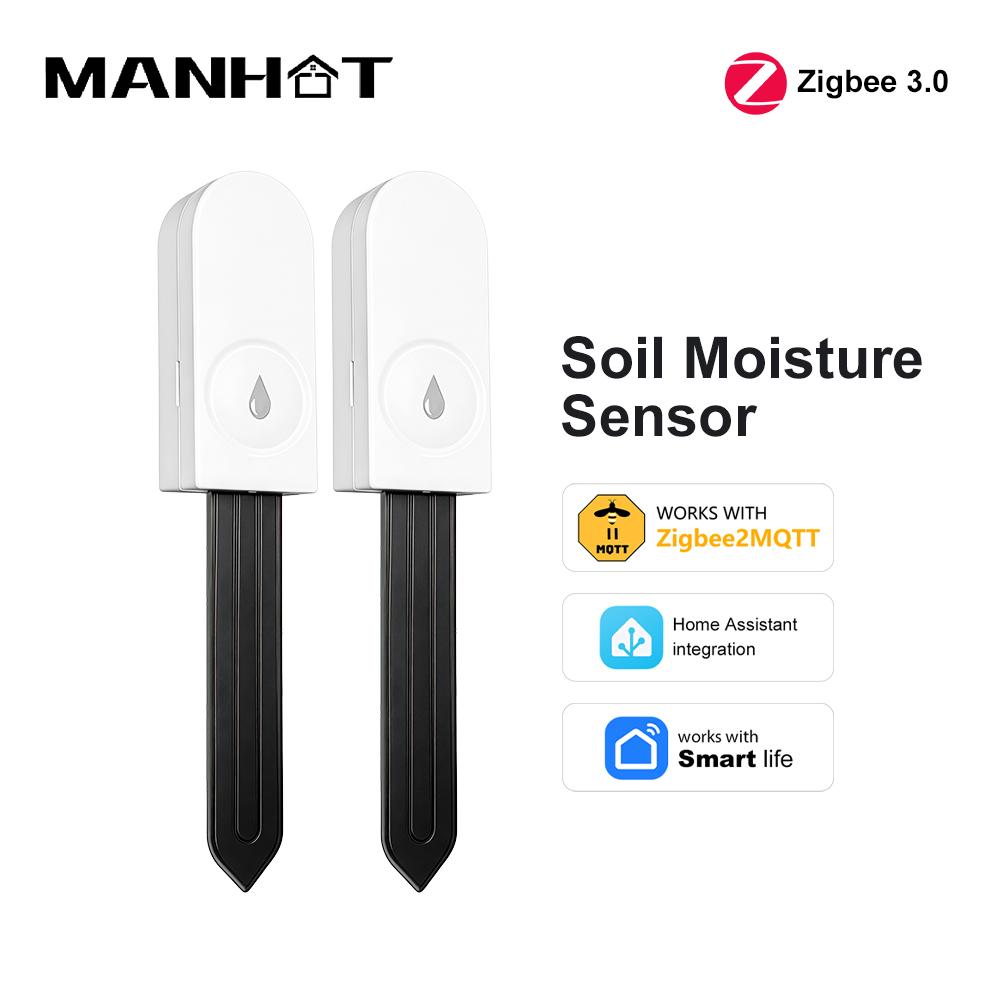 Smart Garden Water - Zigbee 3.0 Soil Moisture Sensor Temperature