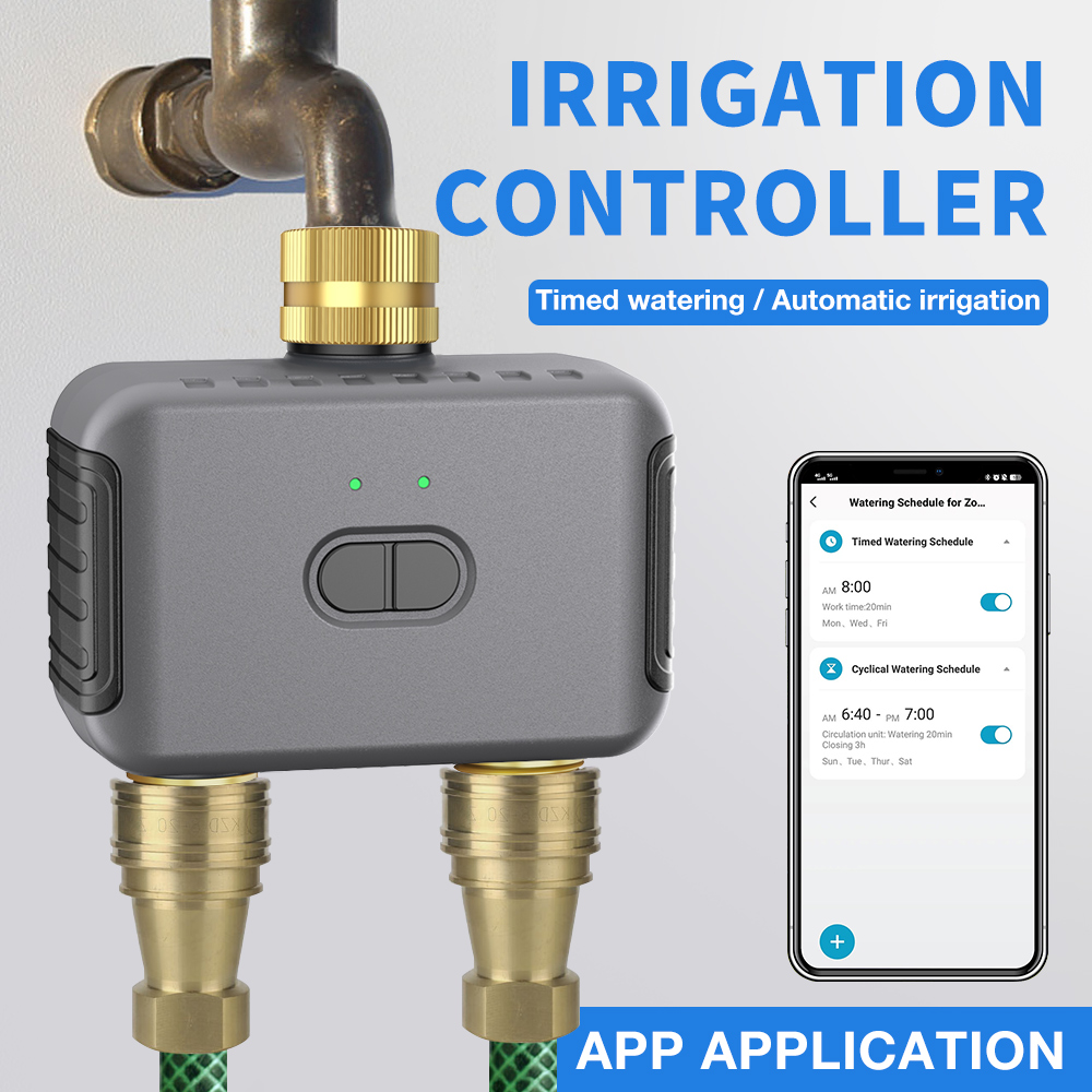 Smart Garden Water - Tuya 2 Zone Watering Timer Garden