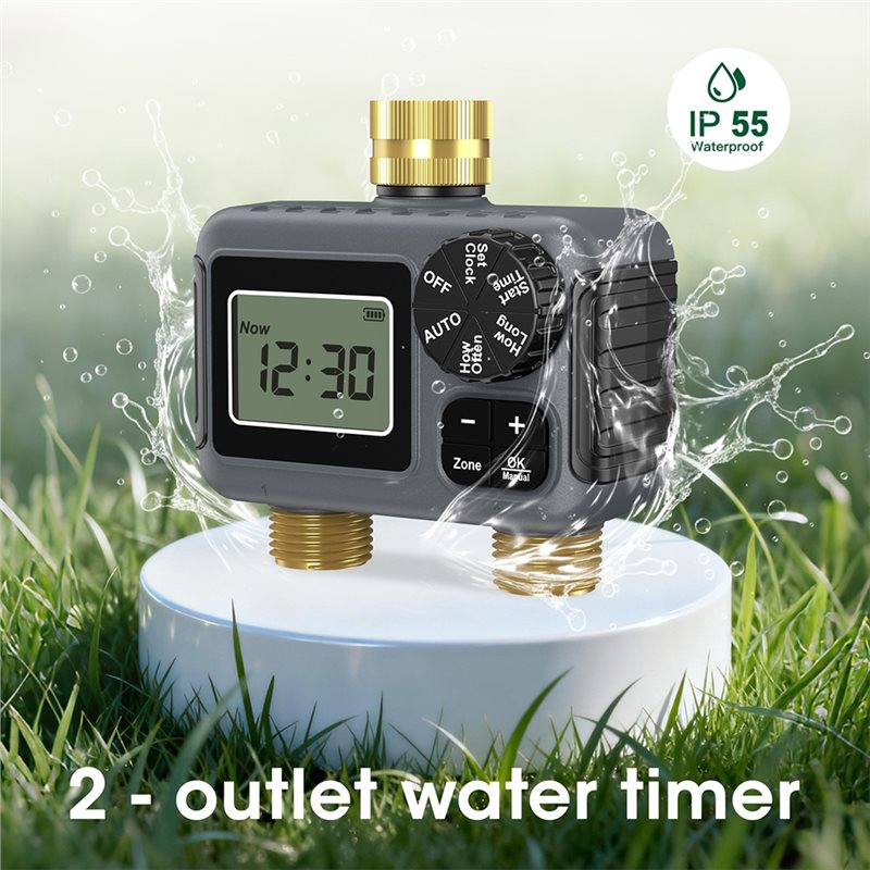 AY14 -Dual Outlets Automatic I - Smart Garden Water ulasan dan harga