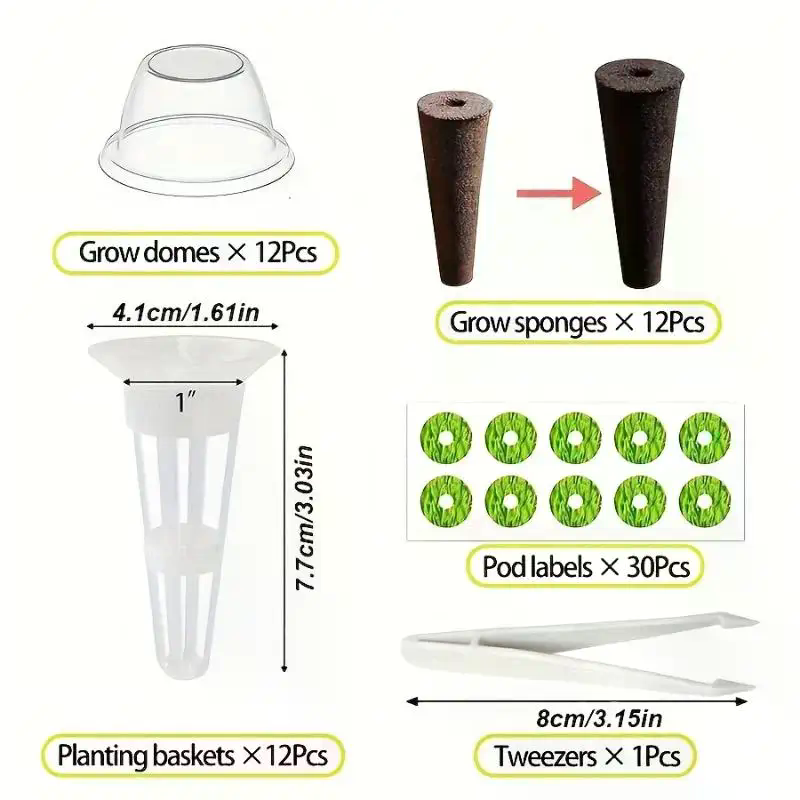67pcs Seed Pod Kit For Aerogar - Aerogarden Seed Pod ulasan dan harga