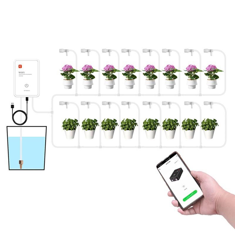 Automatic Drip Irrigation Wate - Smart Garden System ulasan dan harga