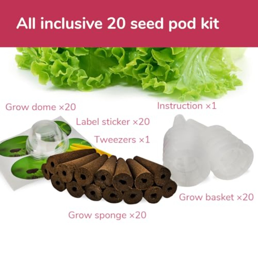 20-pod Seed Kit Lettuce Salad  - Aerogarden Seed Pod ulasan dan harga