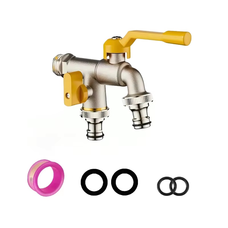Double outlet garden hose fauc - Smart Garden Water ulasan dan harga