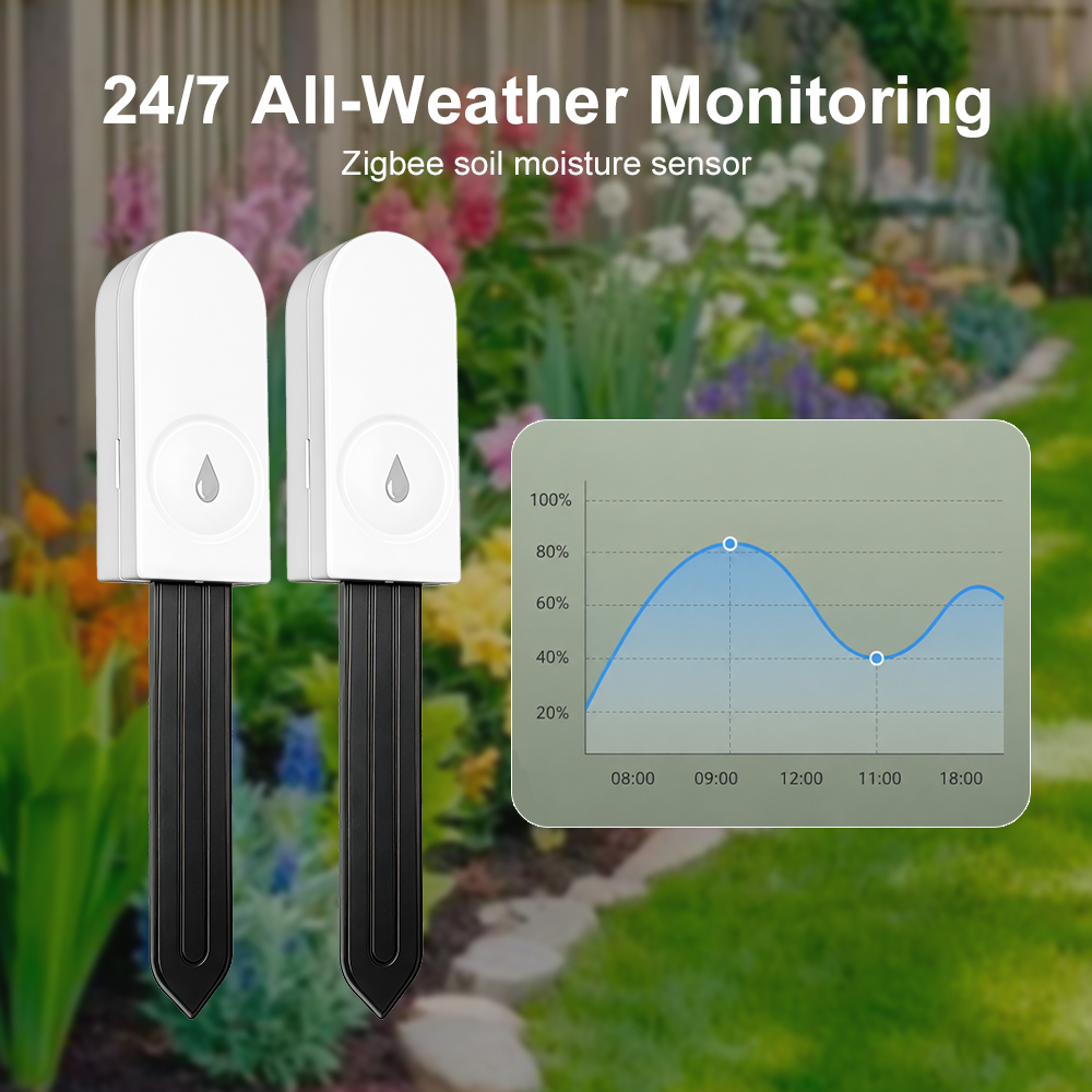 Zigbee 3.0 Soil Moisture Senso - Smart Garden Water ulasan dan harga