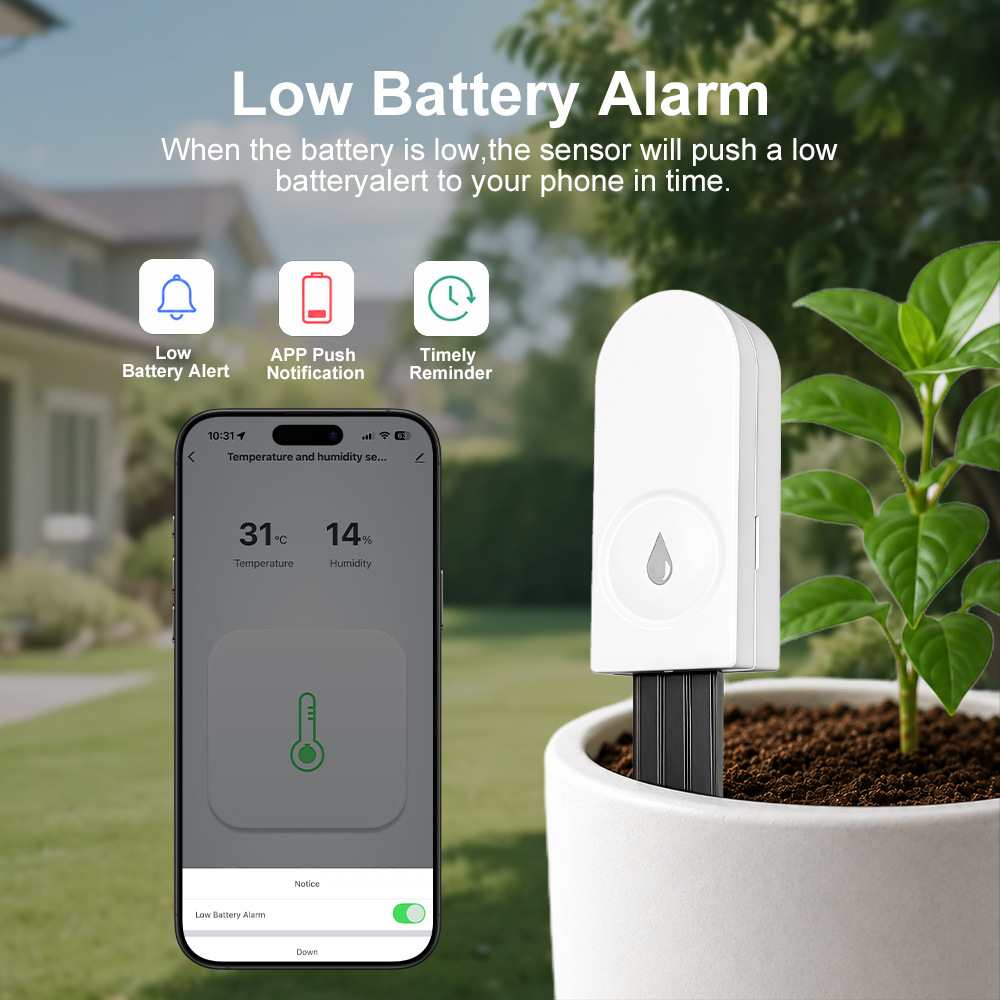 Zigbee 3.0 Soil Moisture Senso - Smart Garden Water ulasan dan harga