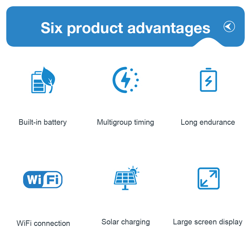 WiFi Solar Water Timer 1/2/4 O - Smart Garden Kitchen ulasan dan harga