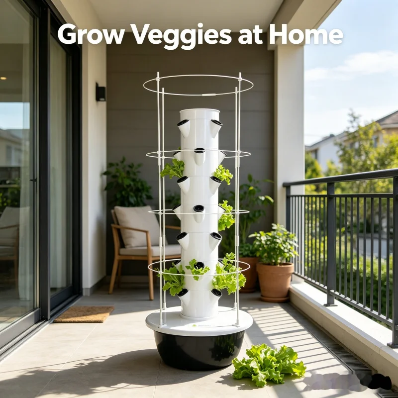 Smart Vertical Hydroponic Towe - Smart Garden System ulasan dan harga
