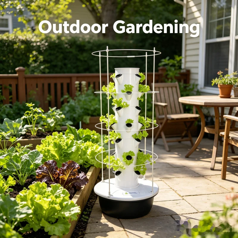 Smart Vertical Hydroponic Towe - Smart Garden System ulasan dan harga