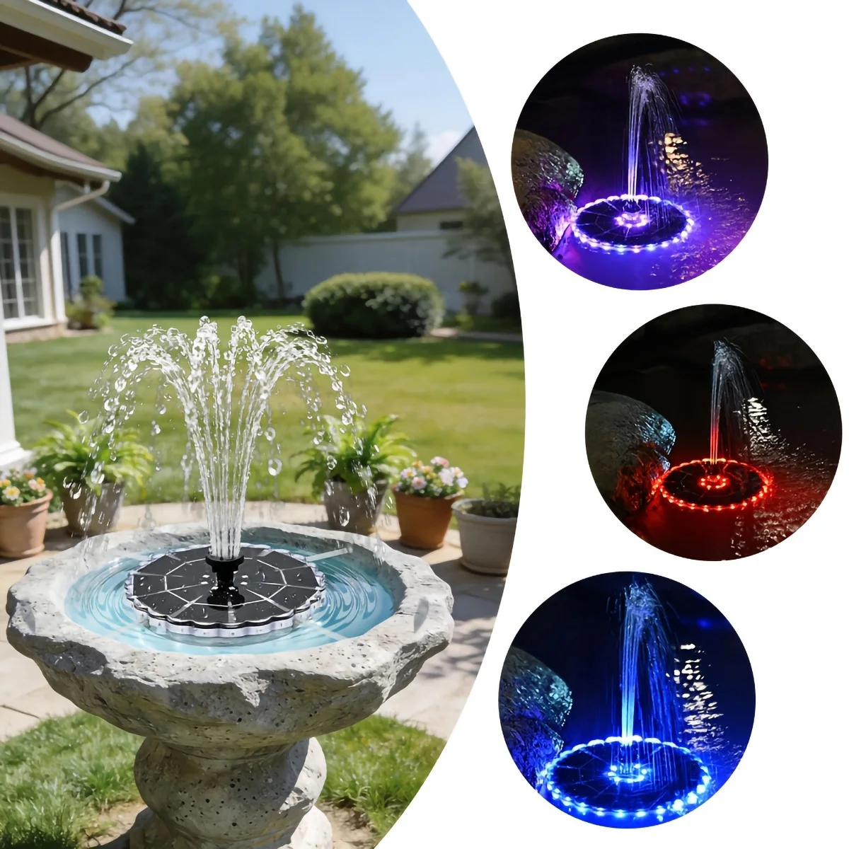 3.5W Outdoor Solar Fountain fo - Smart Garden Solar ulasan dan harga