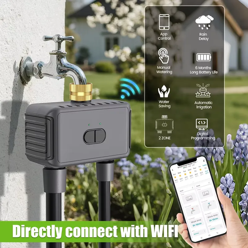 WAP01 WiFi APP Control Dual Ho - Smart Garden Water ulasan dan harga
