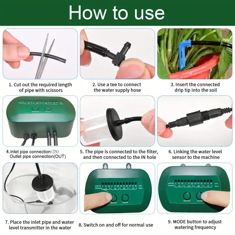 Solar Intelligent Irrigation K - Smart Garden Water ulasan dan harga