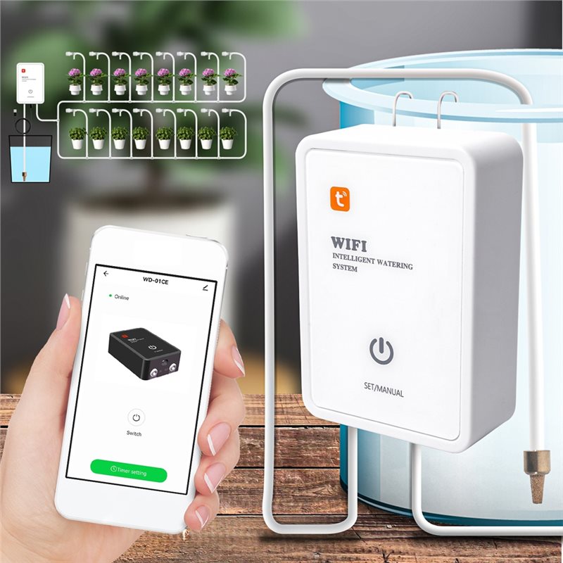 ABMR-Tuya Smart Wifi Garden Co - Smart Garden Water ulasan dan harga